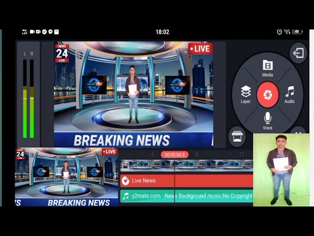 News Report Studio Background | Green Screen - YouTube