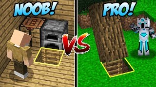 JALAN RAHASIA NOOB VS JALAN RAHASIA TAK TERLIHAT PRO DI MINECRAFT!