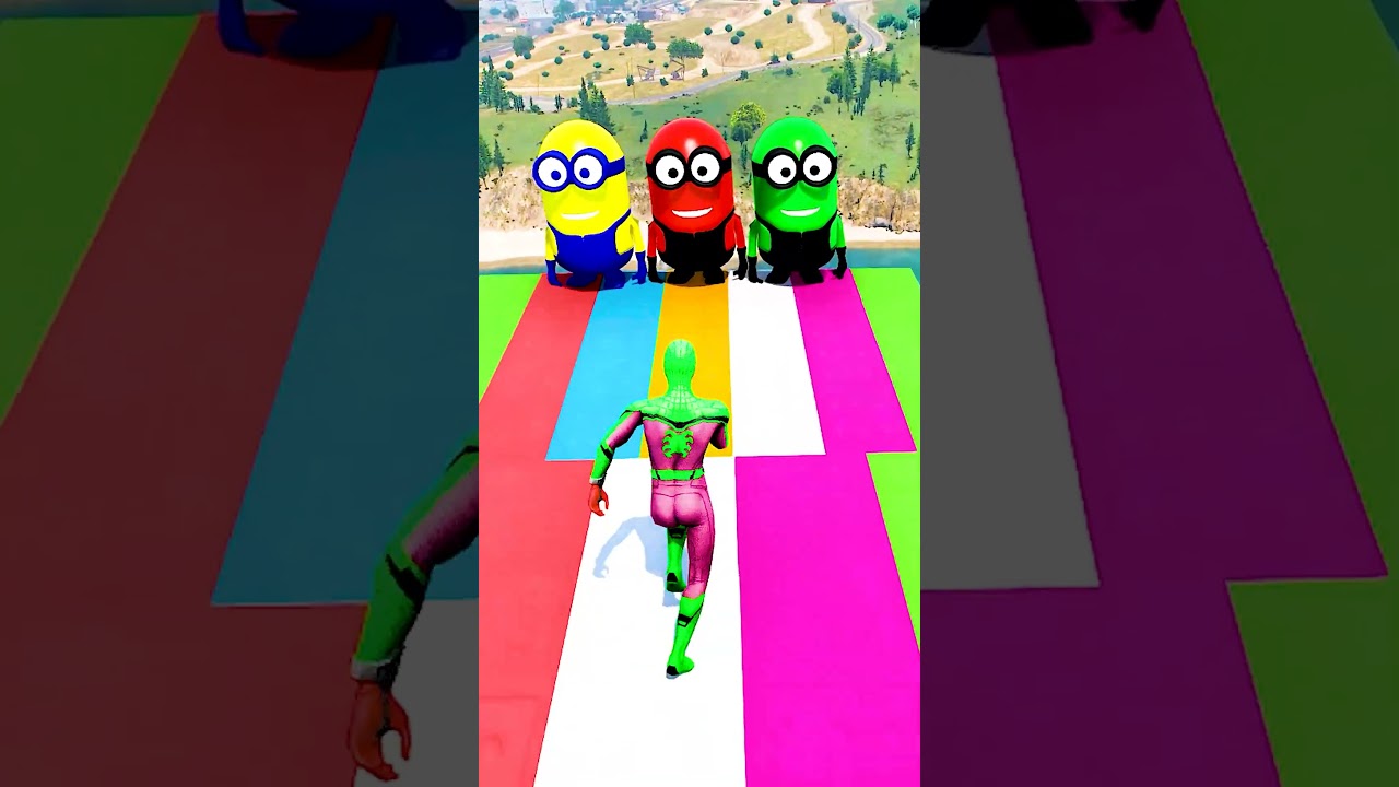 GTA 5 Epic Water Ragdolls | Spider-Man Jumps / Fails ep.12103