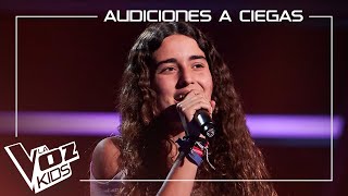 Oriana Segura canta "I'd rather go blind" | Audiciones a ciegas | La Voz Kids Antena 3 2024