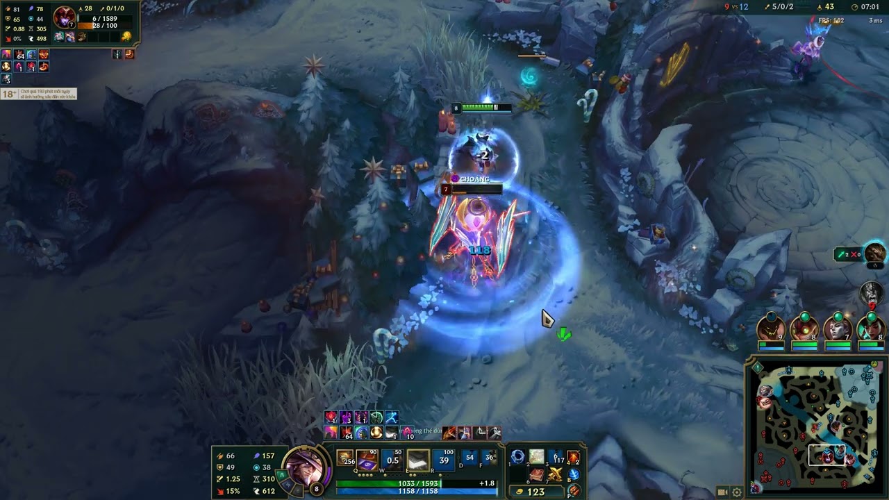 League of Legends Twisted Fate URF #leagueoflegends #christmas #lienminhhuyenthoai