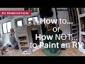 RV Renovation | How to Paint an RV Motorhome