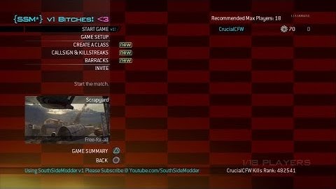 [PS3/1.14] MW2 SouthSideModder V1 Patch + Download [CFW/OFW]