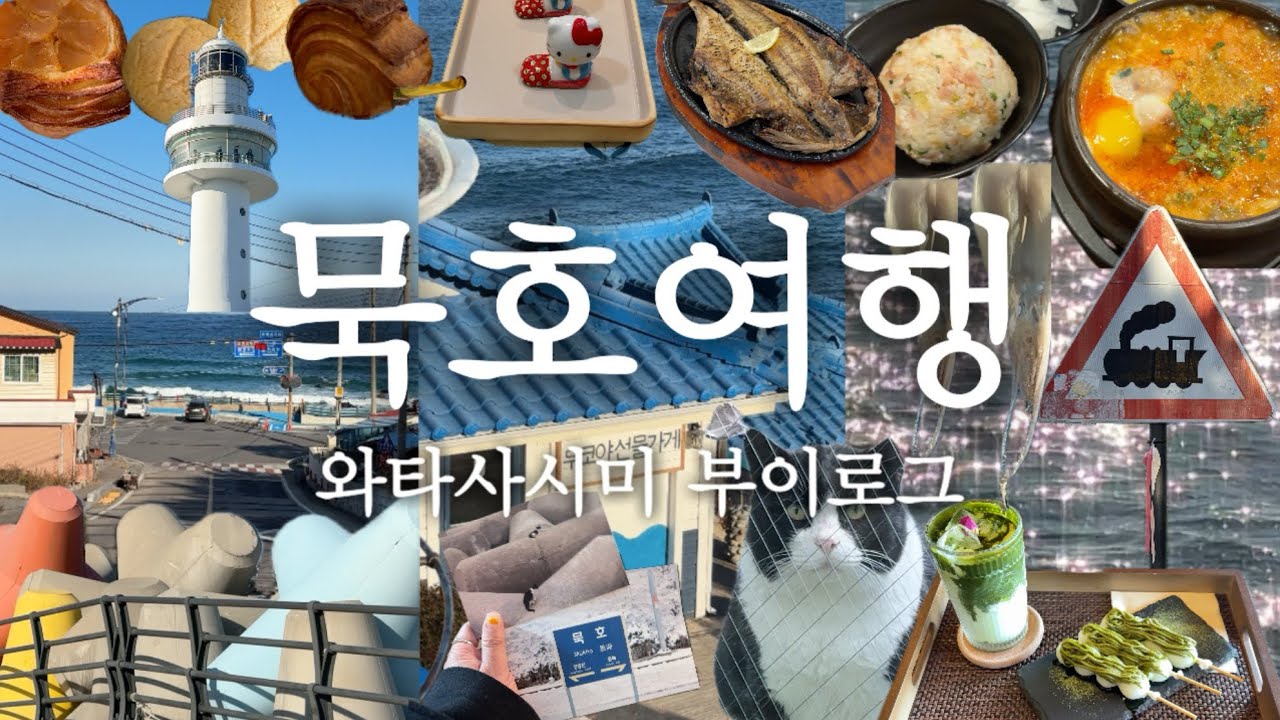 뚜벅이 혼자 1박 2일 묵호여행 브이로그 | 콩키 웨이팅 성공 | 소품샵 투어 | 일출보기