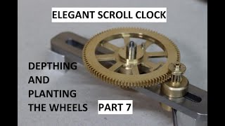 Making An Elegant Scroll Clock - Part 7