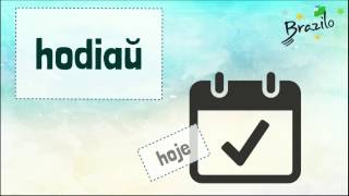 HODIAŬ (advérbio em Esperanto)