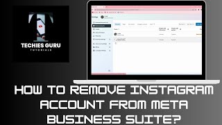 How To Remove Instagram Account From Meta Business Suite Remove Instagram Account Meta