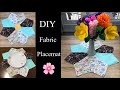 DIY Placemat . How to make Fabric Placemat.