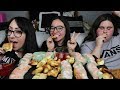 SPICY NUCLEAR NOODLE SPRING ROLLS AND FRIED WONTONS MUKBANG | EATING SHOW