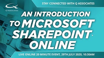 Live Event Recording: An Introduction to Microsoft Sharepoint Online