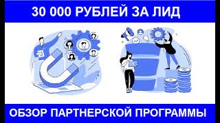Партнерская программа которая платит от 30 000 рублей за ЛИД