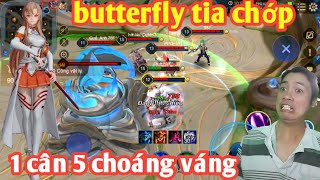 Liên Quân _ Butterfly Asuna Tia Chớp Truy Sát Cực Gắt | Lao Vào Tận Nhà Chính Không Ngán Ai