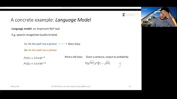 An example of recurrent neural network: Language modeling