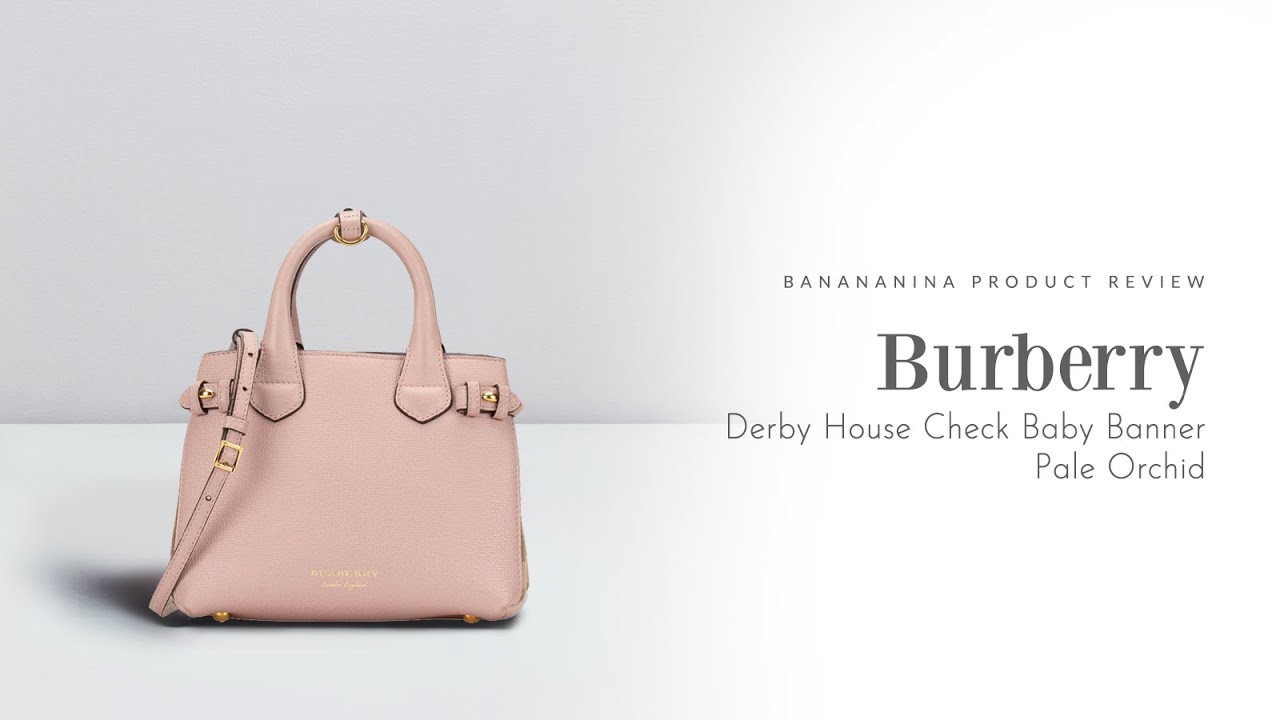 Review  Burberry Derby Small Banner Tote Bag - Just head over, heels