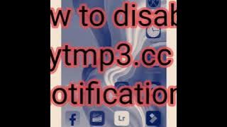 How To Disable ytmp3.cc Notification