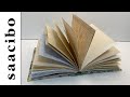 No sew binding for art  and junk journals with hidden spine  tutorial