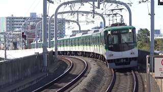 【特急通過！】京阪電車 6000系6014編成 特急出町柳行き 寝屋川市駅