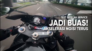 MOTOR JADI JOSS SETELAH SERVICE & REMAP ECU ft. GSX-R600 #motovlog