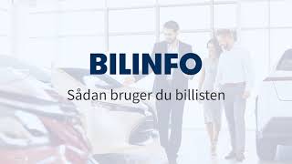 Sådan Bruger Du Billisten I Bilinfo