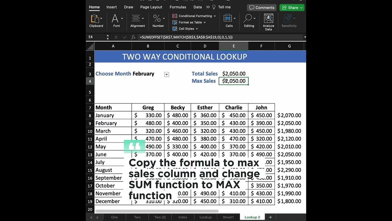 Conditional Lookup Lookups that depends on Criteria. dataanalysis