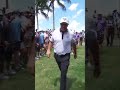 Lefty getting some love here in Miami 🙌 #golf #LIVGolf