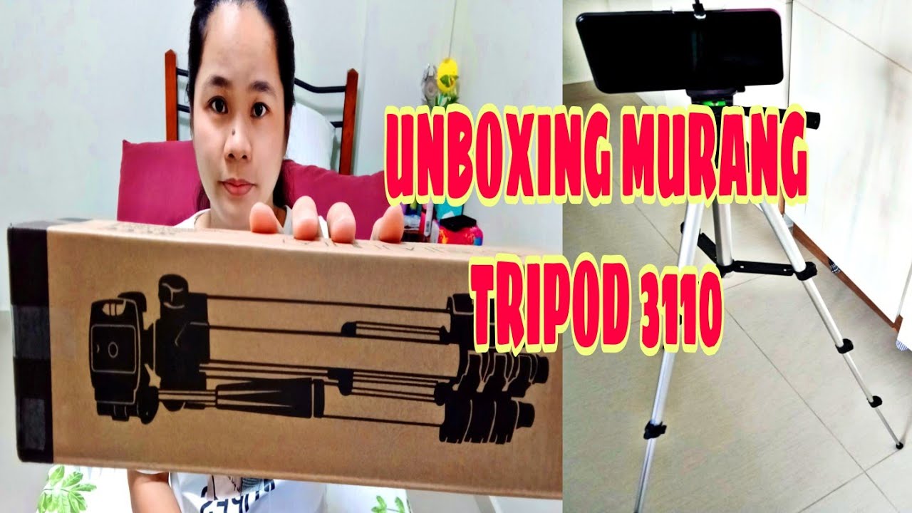 UNBOXING MURANG TRIPOD 3110