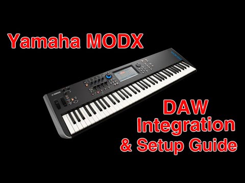 Yamaha MODX - Initial Daw Setup