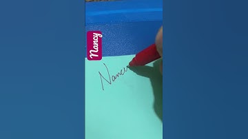 Nancy name signature style #viral #shorts #signatureshub #whatsappstatus #nancy #namesign