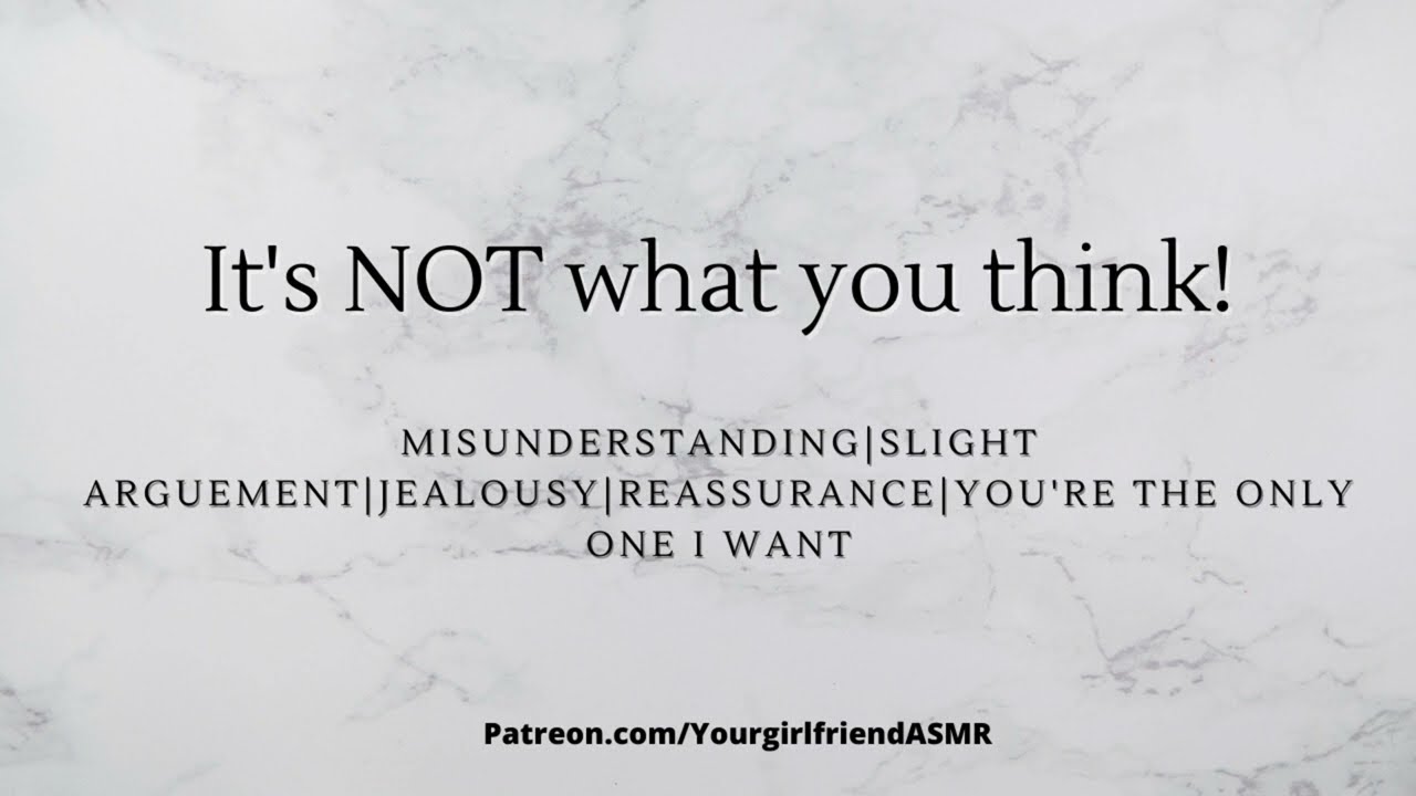 ASMR| I Didn't Cheat on You! [Arguement] [Misunderstanding] [Good Ending]