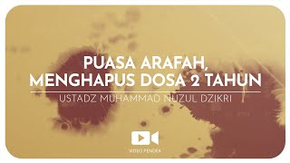 PUASA ARAFAH, MENGHAPUS DOSA 2 TAHUN (1 menitan)