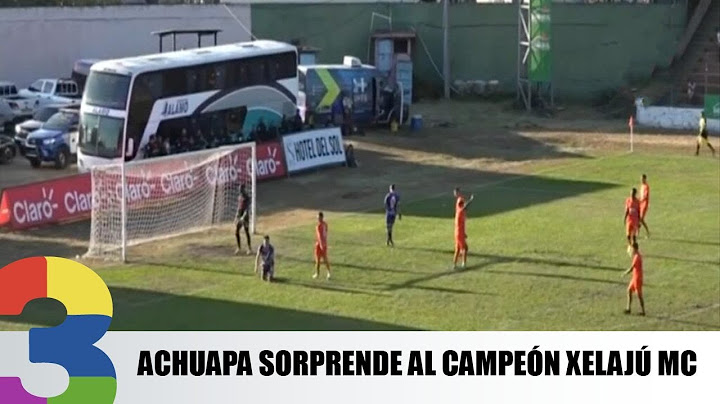 Achuapa sorprende al campeón Xelajú MC
