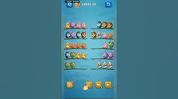 Master the Colors | Bird Sort Puzzle | Color Game Gameplay & Tips | MOBILE GAME EXPLORER 🎨🐦🧩 #Shorts