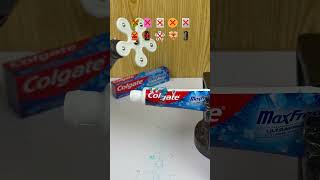 Which One Material Can Cut a Colgate Max Fresh? #asmr #experiment #satisfyingasmr #colgate