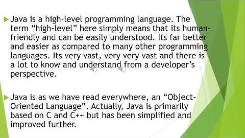 Java!What!How!When! Must Know ! Advantages! Disadvantages!