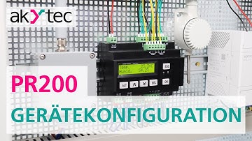 PR200 Mini-PLC. Device configuration