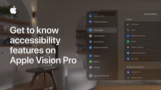 Get to know accessibility features on Apple Vision Pro | Apple Support by Apple Support 52,678 views 3 months ago 2 minutes, 20 seconds