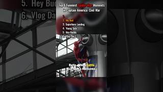 Top 6 Funniest Spider Man Moments in Captain America: Civil War. 😂