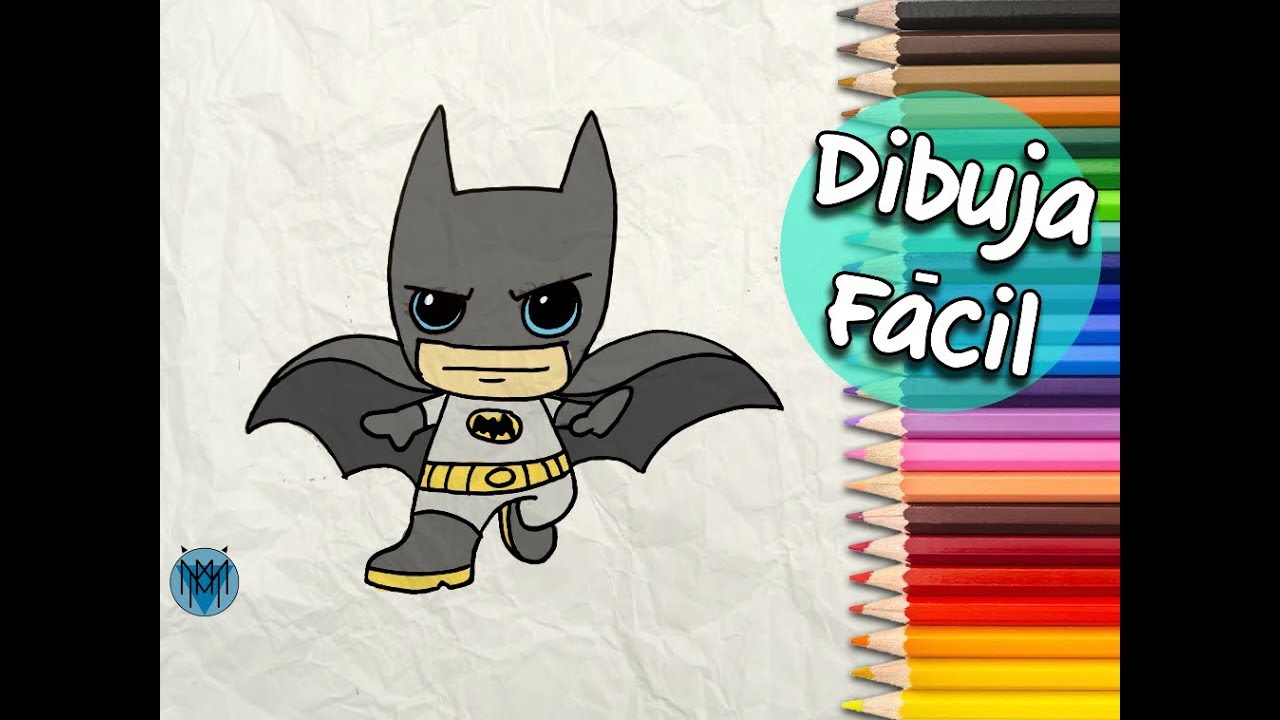 How to Draw Batman Chibi Style - YouTube