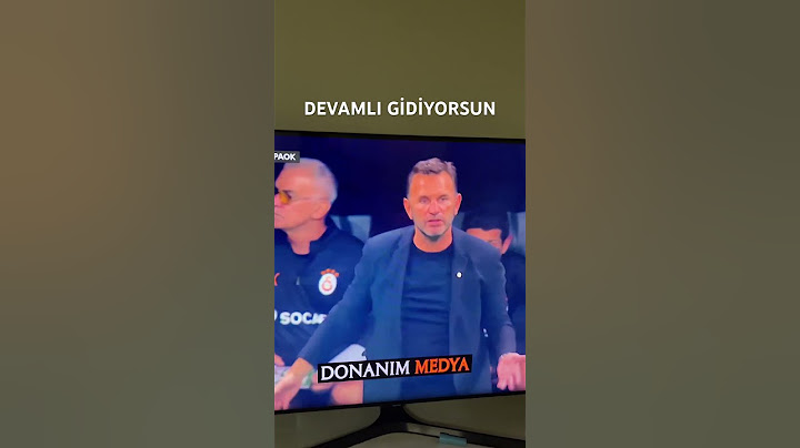 PAOK 1-1 yapınca, Okan Buruk - “a…a koyim devamlı gidiyorsun” #galatasaray #paok