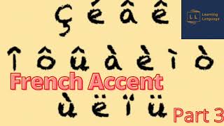 French accent(part 3) accent aigu, grave,circonflexe, trema and cedilla. #howtolearnfrench, #french,