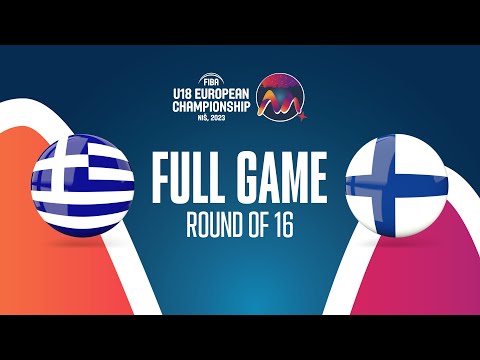 LIVE - Greece v Finland | FIBA U18 European Championship 2023