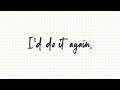 Violette Wautier - I'd Do It Again (Official Lyric Video)