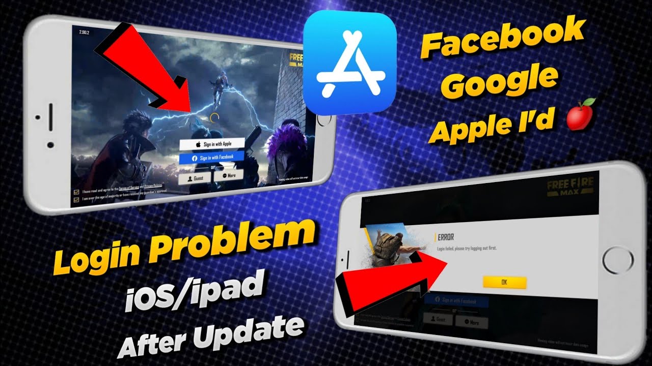 Free fire facebook login problem, free fire login problem