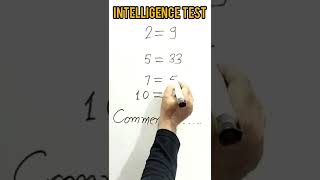 #Shorts | Intelligence Test | @angel maths competition