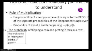 My Screencast of Probability