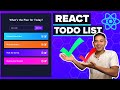 React Todo List App Tutorial - Beginner React JS Project Using Hooks