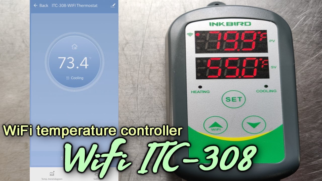 INKBIRD Digital Temperature Humidity Thermostat Cooling Heating
