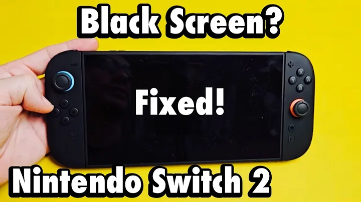 Nintendo Switch 2: How to Fix BLACK SCREEN (Screen won't turn on?)