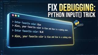 This Python Input() Trick Saves Hours of Debugging