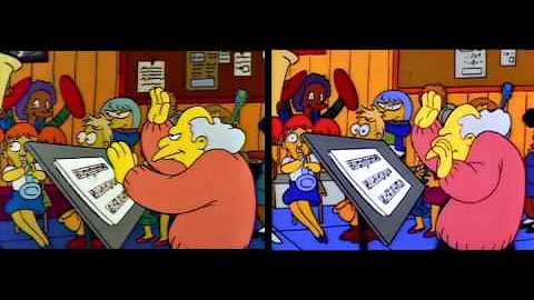 The Simpsons Opening Season 01 vs Season 02
